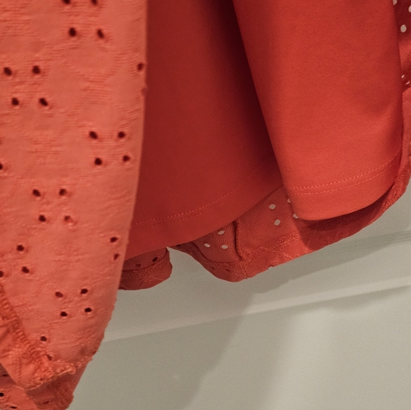 Ronni Nicole Cap Sleeve Eyelet 100% Cotton Dress, EUC, Size 10 - Picture 4 of 5